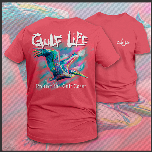 Gulf Life - Protect The Gulf Coast - Seagull